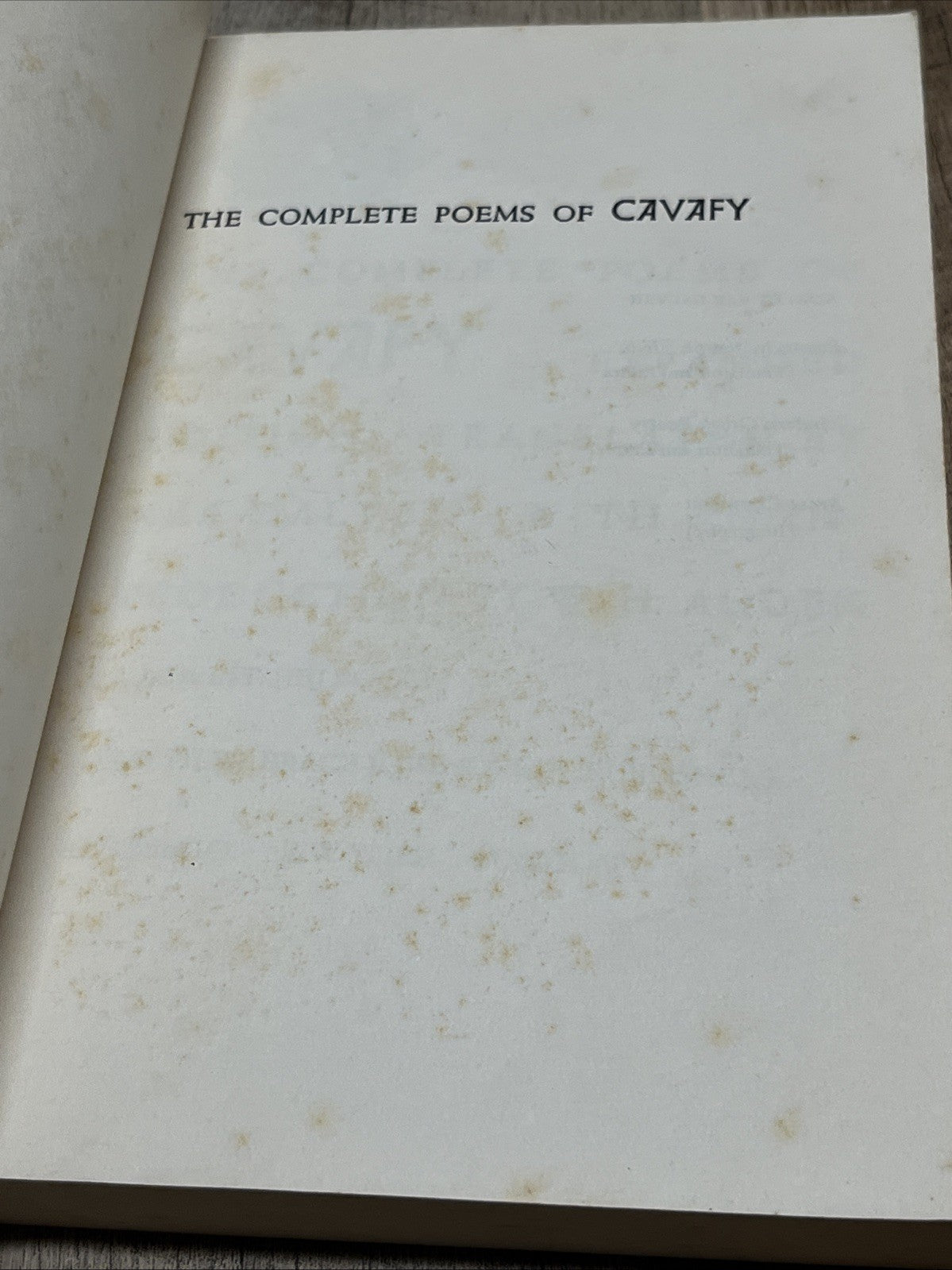The Complete Poems of Cavafy: Expanded Edition by C.P. Cavafy (English)