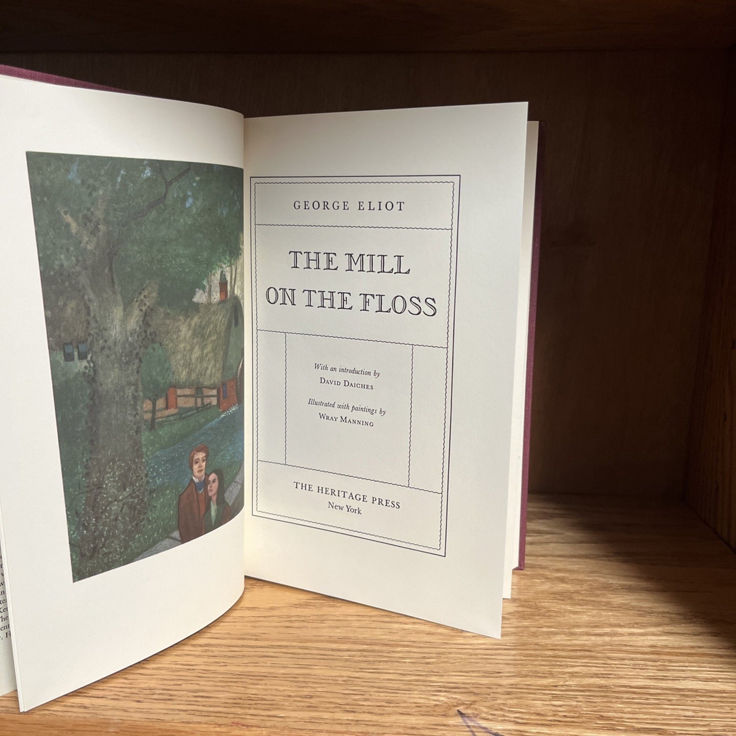 The Mill on the Floss by George Eliot (1963) Heritage Press, Hardcover,Slipcase