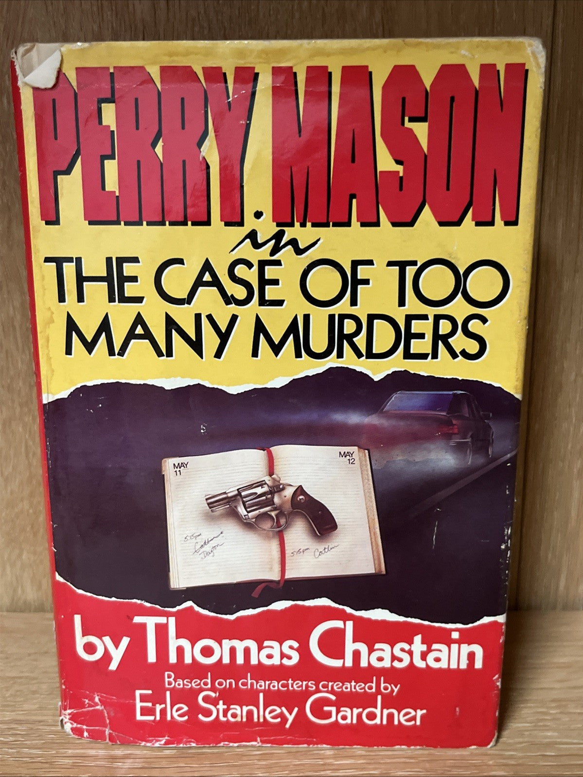 Perry Mason in the Case of Too Many Murders by Thomas Chastain (1989, Hardcover)