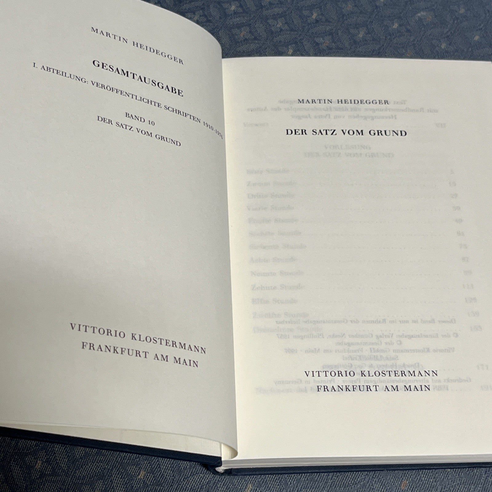 Martin Heidegger, Gesamtausgabe: 4 Volumes Sets Abteilungen: Veroffentlichte