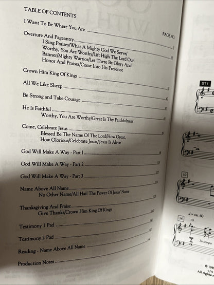 GOD IN US SHEET MUSIC BOOK - WORSHIP EXPERIENCE - DON MOEN / FETTKE ETC