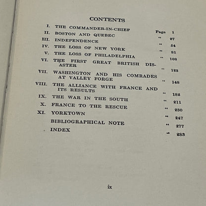 Washington and His Comrades in Arms Vol 12 Chronicles of America Series 1921 HC