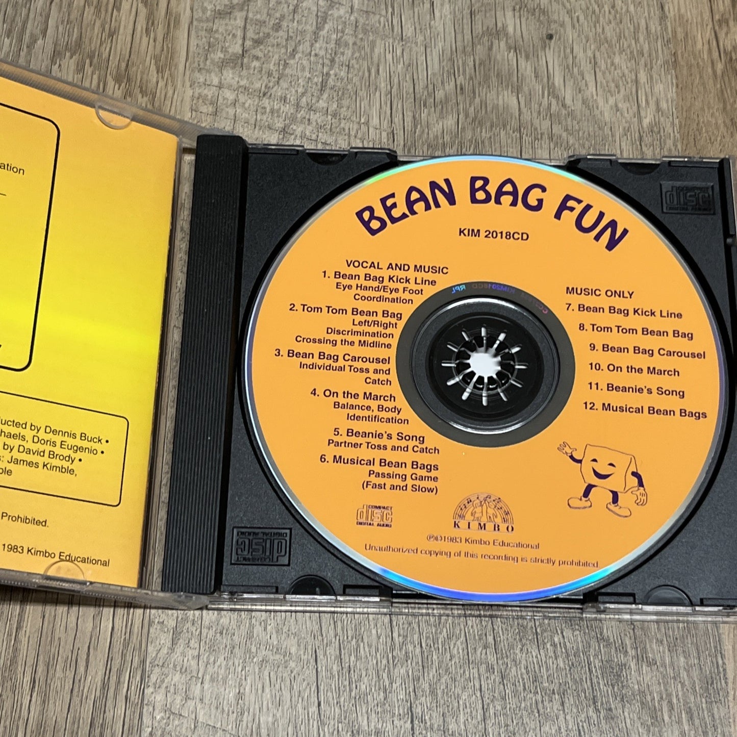 Bean Bag Fun - Audio CD By Kimbo - 1980s