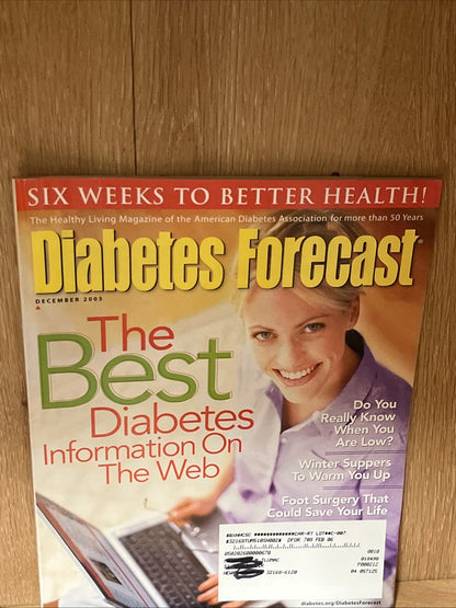 Diabetes Forecast Magazine Sets of 3 / 2005-2006