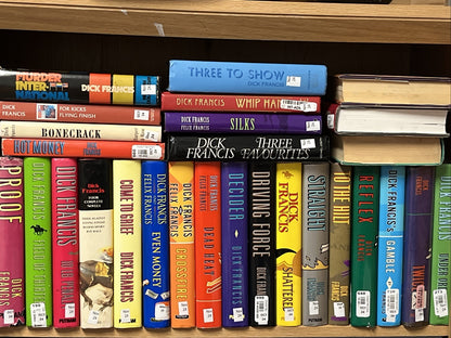 Dick Francis Book Hardcover lot of 27 Mystery Detective Horse Racing Novels
