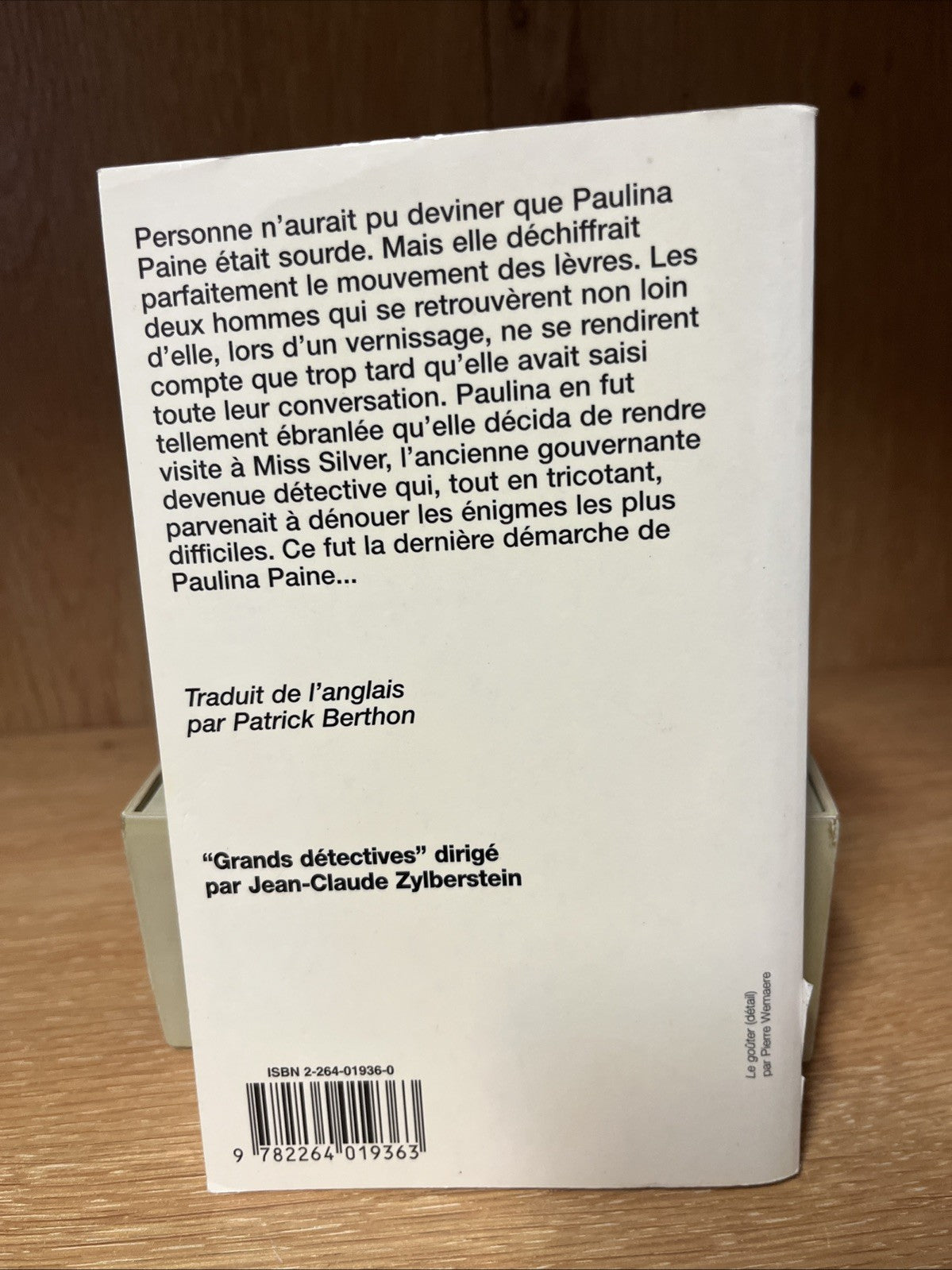 Les lèvres qui voient, Patricia Wentworth
