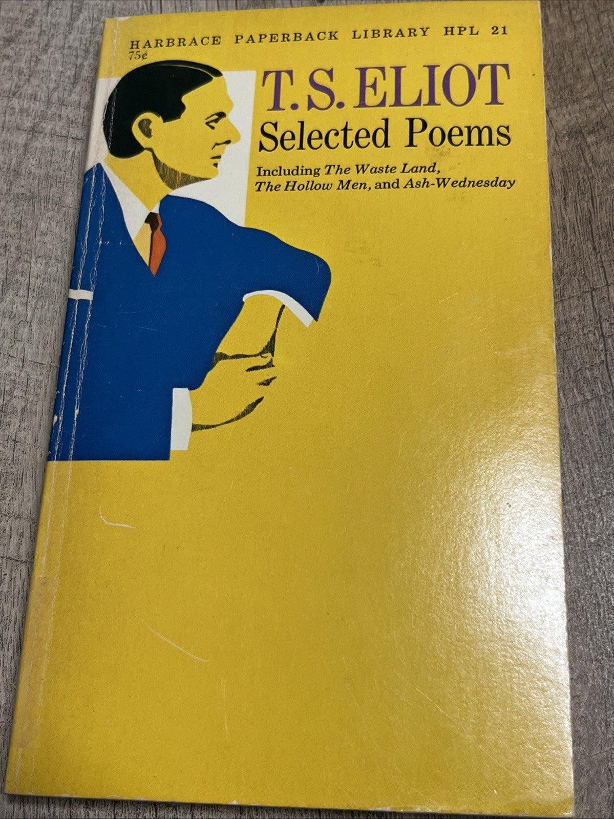 Selected Poems by T. S. Eliot (1964, Trade Paperback) excellent