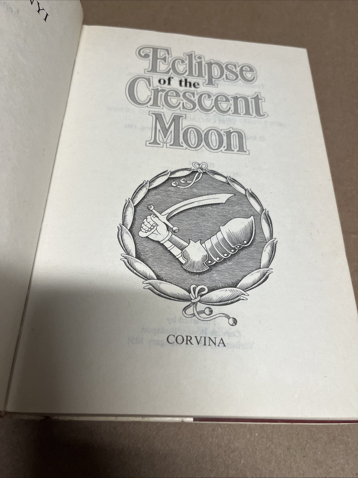 Eclipse of the Crescent Moon by Geza Gardonyi