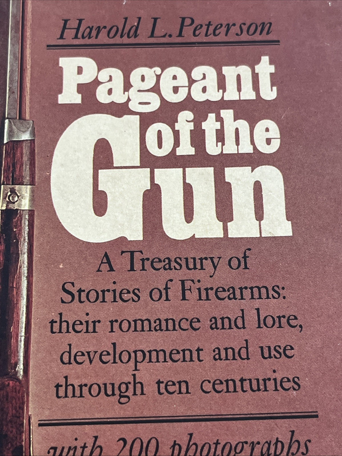 Pageant Of The Gun 1st Edition SIGNED COPY RARE Old Vintage 1967