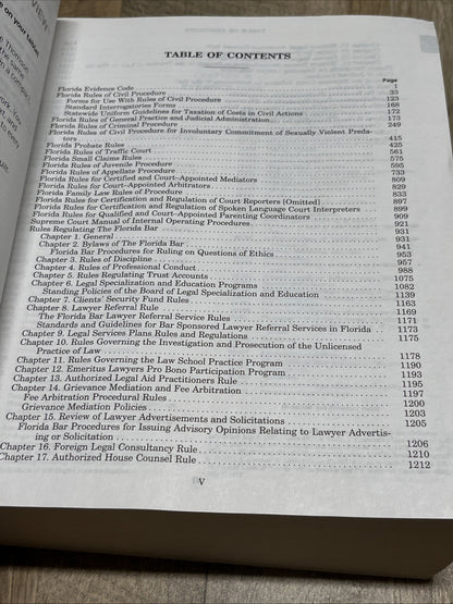 Florida Rules of Court Vol I State 2023 Thomson Reuters