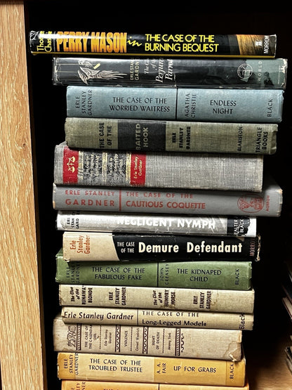 ERLE STANLEY GARDNER, 2nd Edition Book Lots, 14 Vintage Hardcover