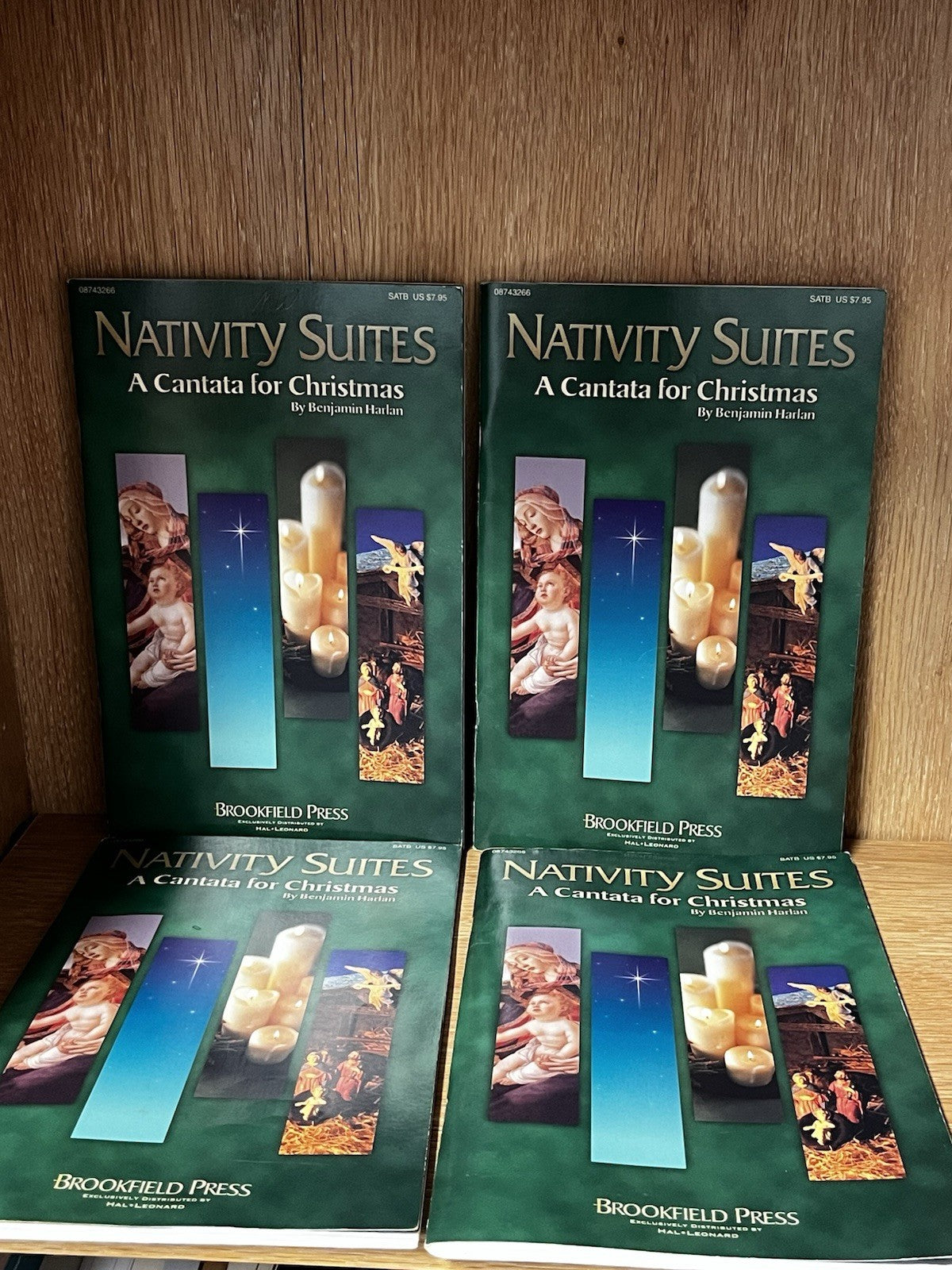 Lot Of 10 Nativity Suites -A Cantata for Christmas Song SATB Sheet Book