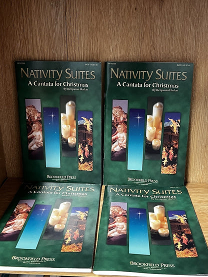 Lot Of 10 Nativity Suites -A Cantata for Christmas Song SATB Sheet Book