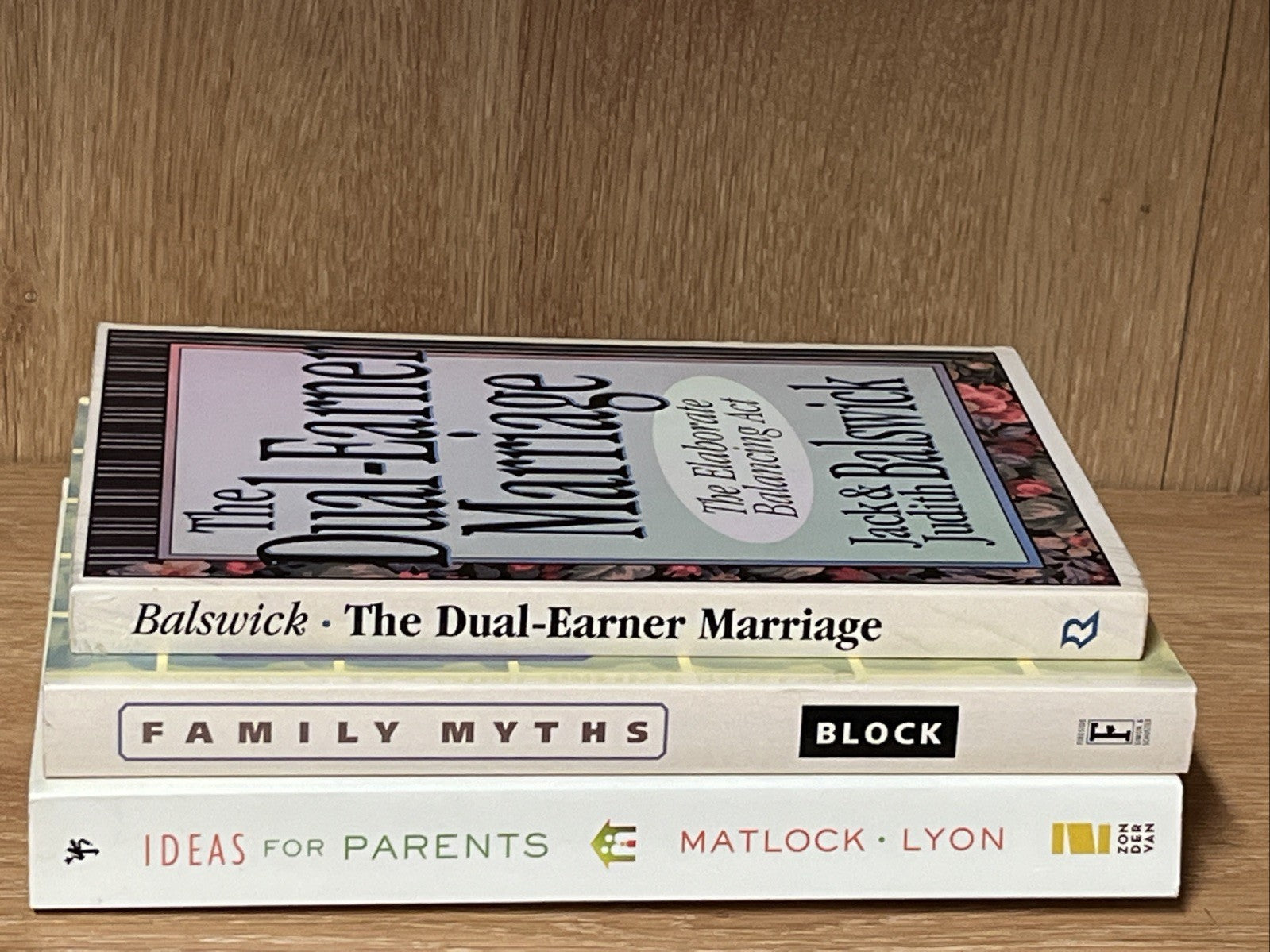 Parent Book Lot 3 Family Myths, Dual Earner Marriage, Ideas For Parents, Pattern