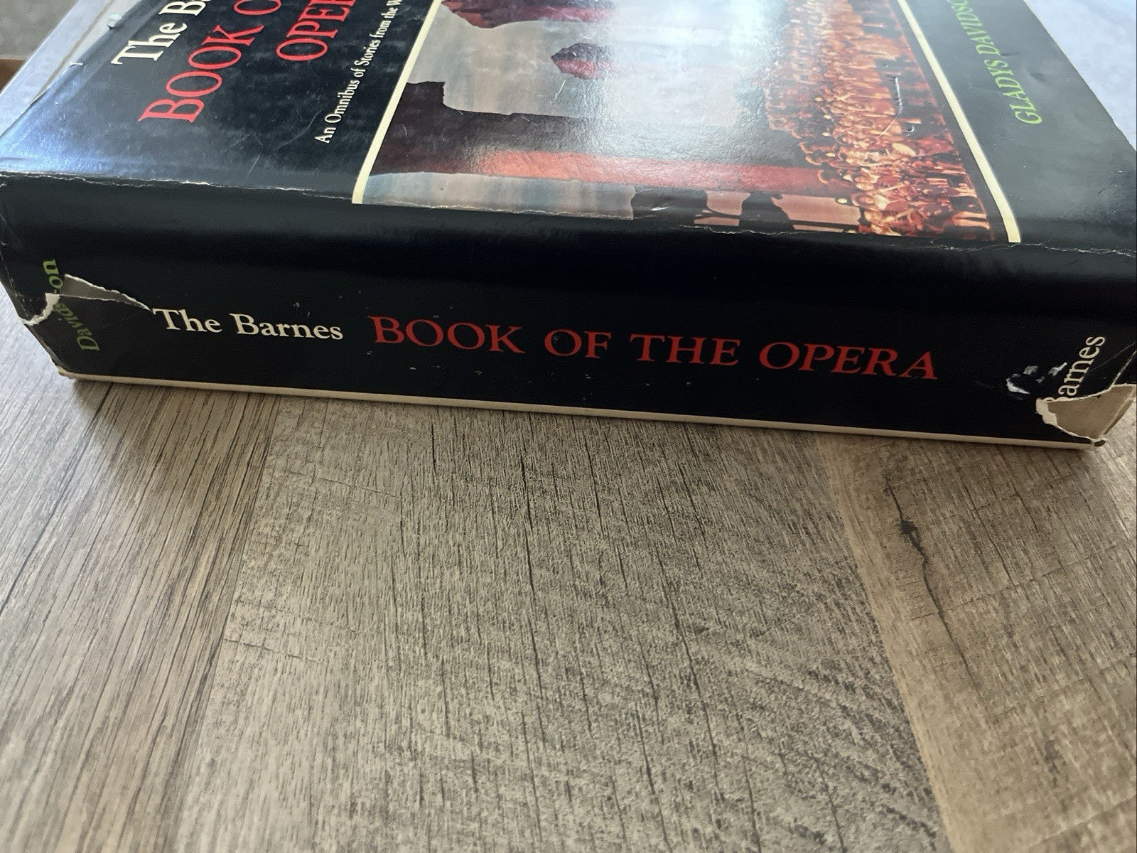 The Barnes Book of the Opera 1st Edition by Glady’s Davidson, 1962