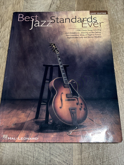 Hal Leonard Best Jazz Standards Ever Solo Guitar Book  Classic Songs