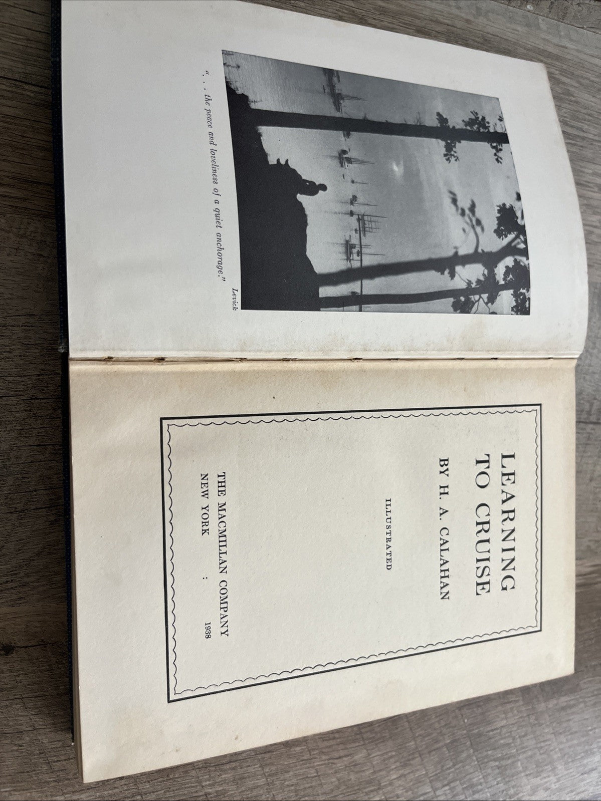 LEARNING TO CRUISE by H.A. CALAHAN 1938 ILLUSTRATED HARDCOVER