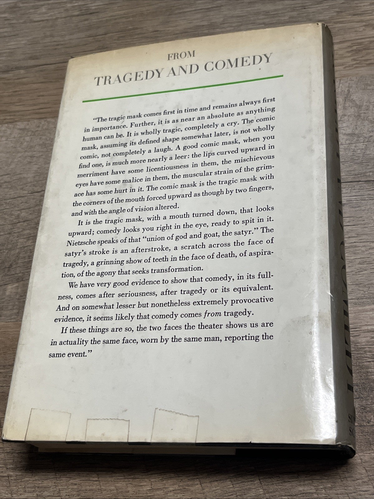 Tragedy and Comedy Walter Kerr 1967 Hardcover Third Printing American Theater