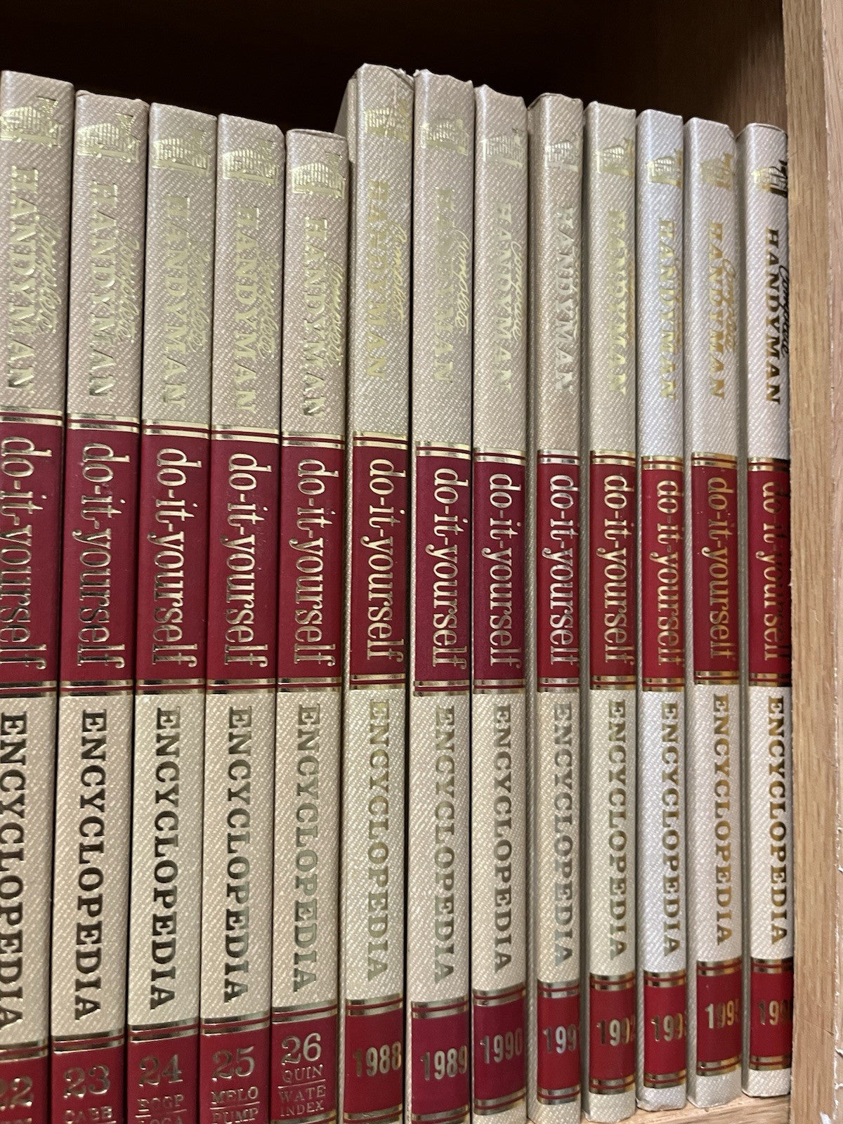 1983 Complete Handyman Do It Yourself Encyclopedia Vol 1 - 26 Plus 13 Annual YB