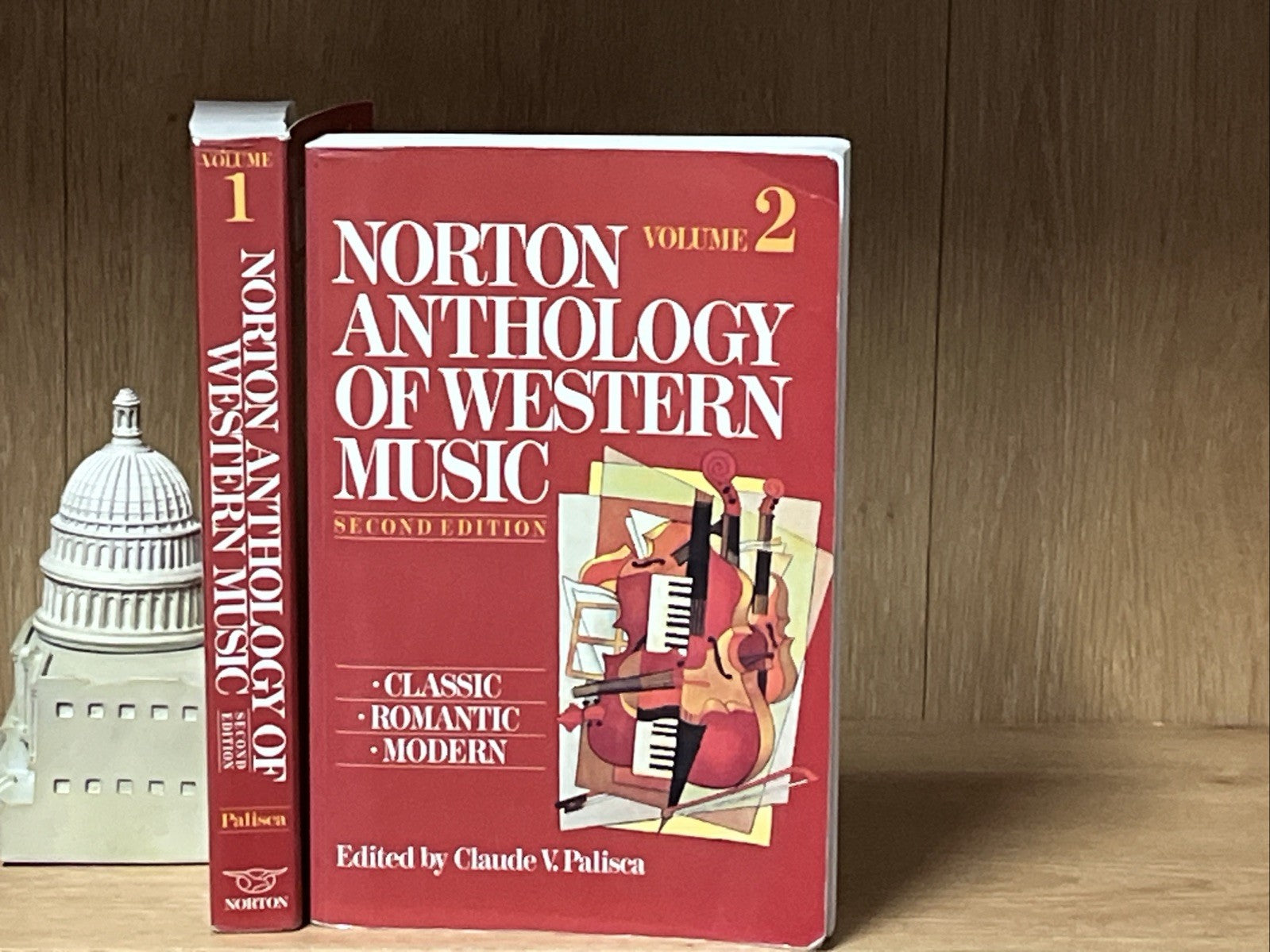 Norton Anthology of Western Music Second Edi Vol. 1 -2 Classic  Romantic Modern