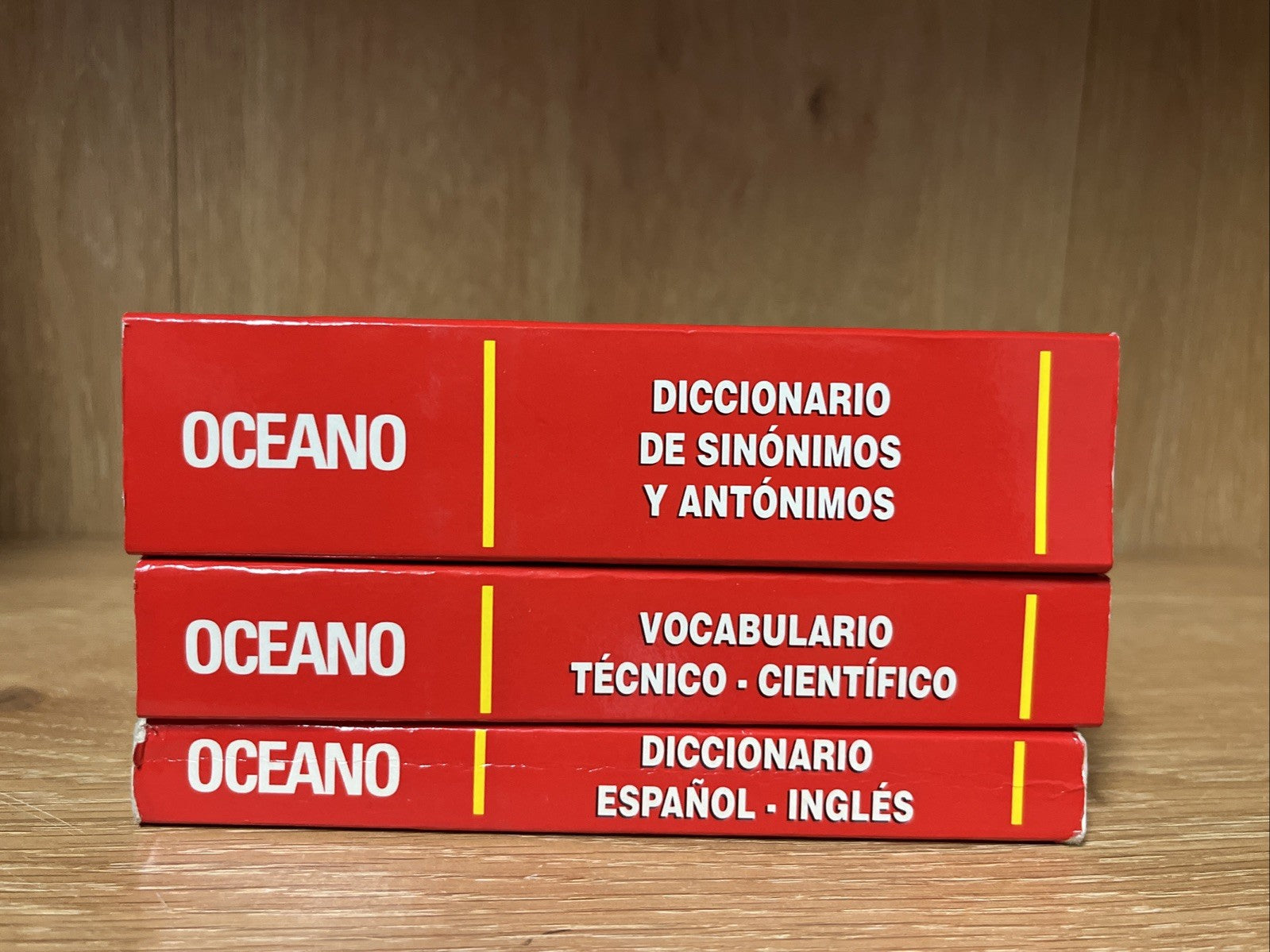 3 Oceano: Vocabulario Tecnico Cientifico/ Diccionario De Sinonimos y Antonimos..