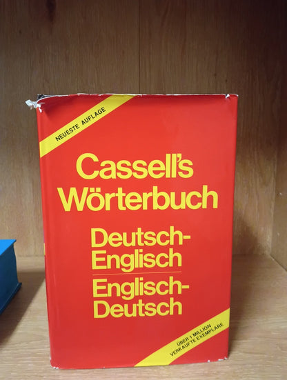 Lot of 5 Vintage German To English , English German Cassell's Dictionaries 