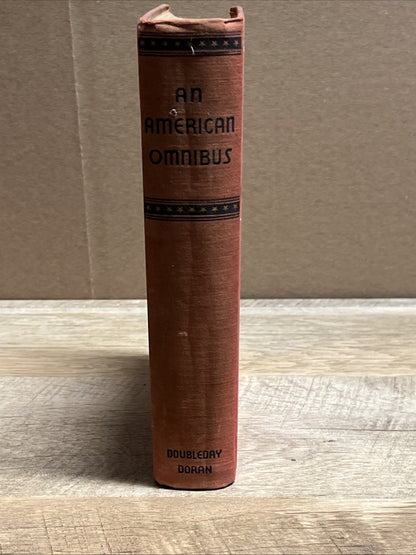 An American Omnibus with intro 1st Edition Carl Van Doren 1933 Hardcover