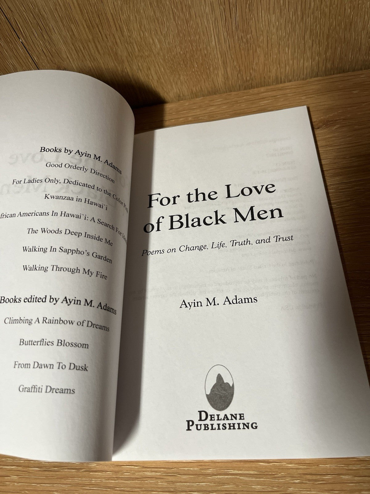 For the Love of Black Men: Poems on Change, Life, Truth, and Trust (Paperback or
