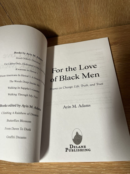 For the Love of Black Men: Poems on Change, Life, Truth, and Trust (Paperback or