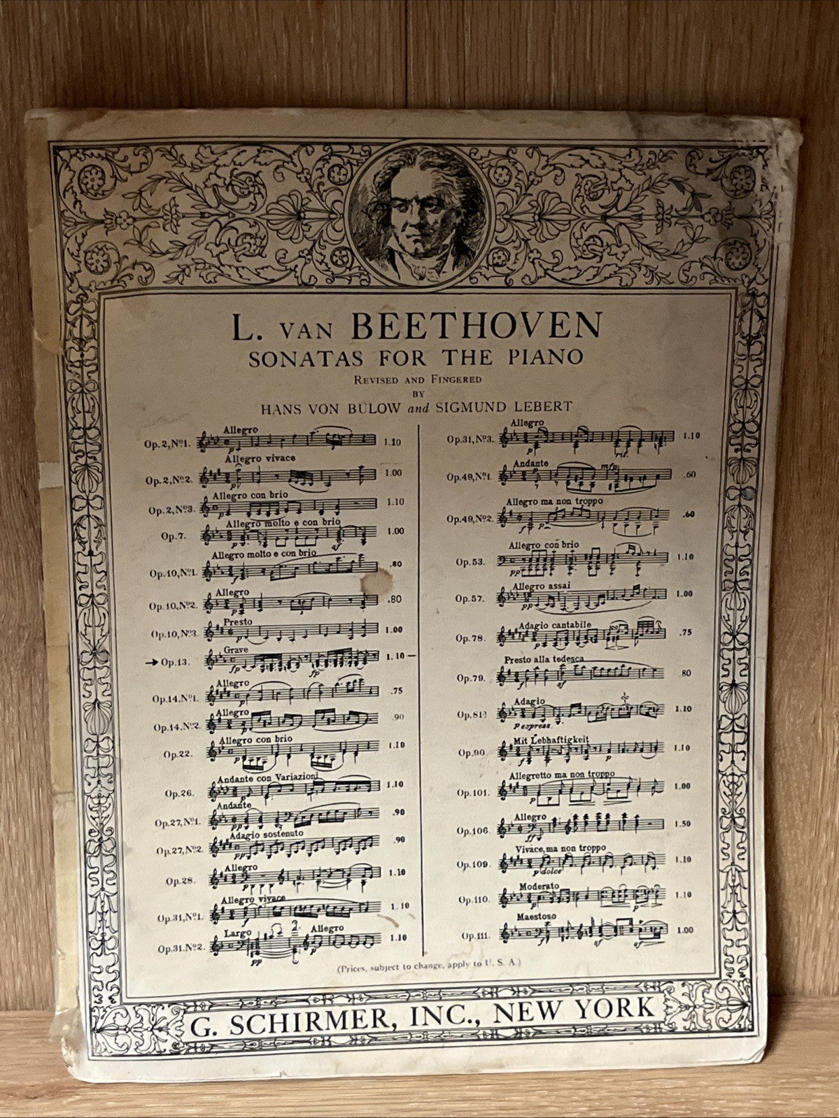 Vintage Old Cathedral Chime| The Flatterer | L. Van BEETHOVEN 1894| 1904 & 1908