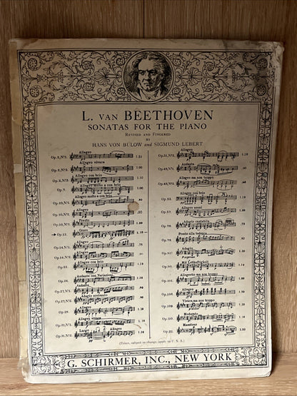 Vintage Old Cathedral Chime| The Flatterer | L. Van BEETHOVEN 1894| 1904 & 1908