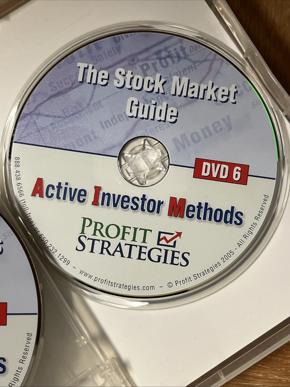 Profit Strategies: Active Investor Methods. Home Study Course 4book + 6 DVD +8CD
