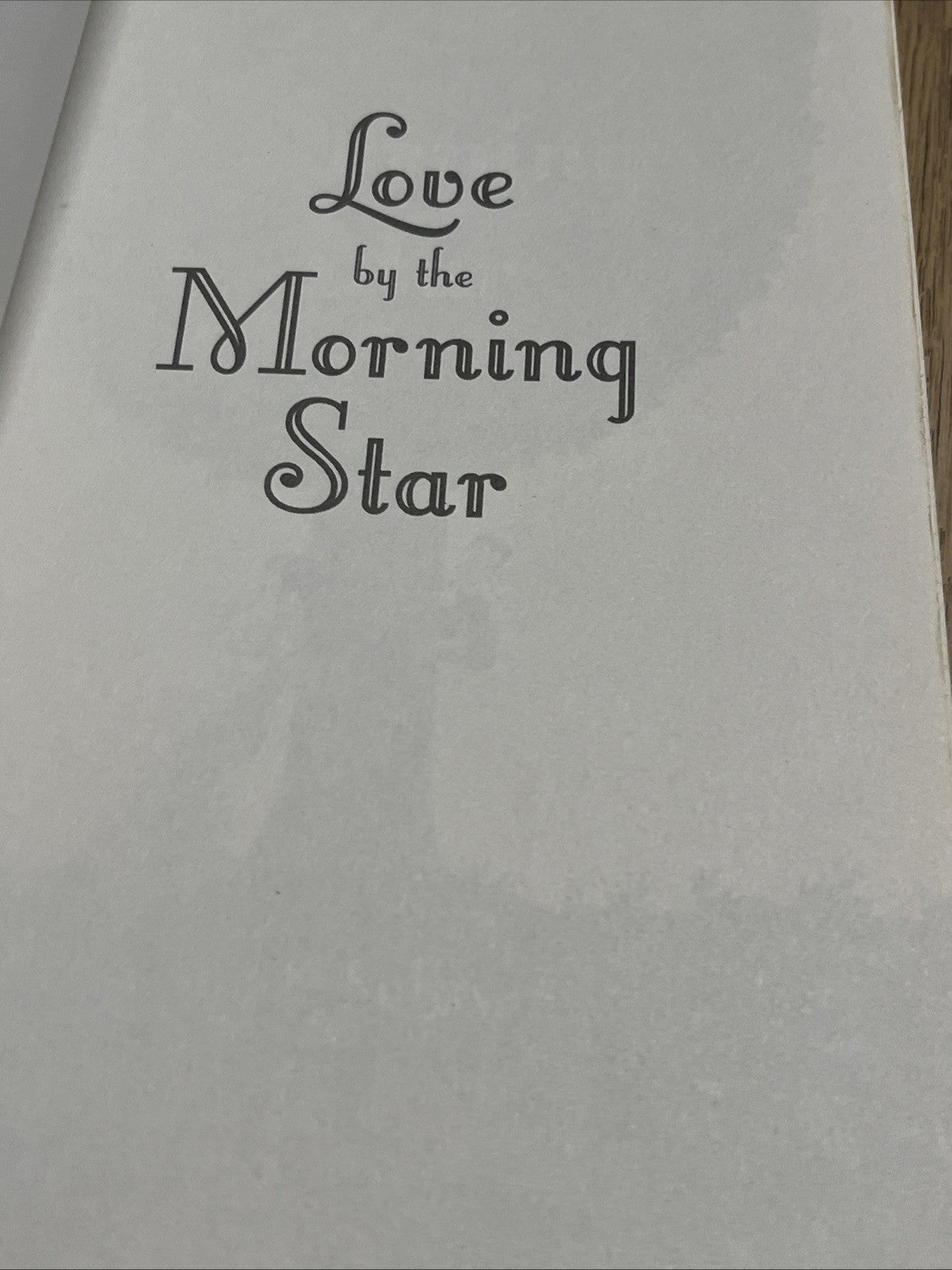 LOVE BY THE MORNING STAR By Laura L. Sullivan **Good Condition** 2014 EX-LIB