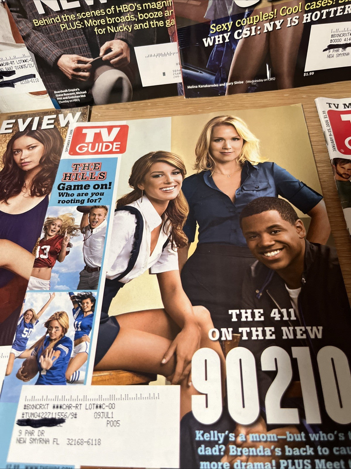 2000'S LOT OF 22 TV GUIDE MAGAZINES 2005 2006 2007  2008 2009 2010 2011
