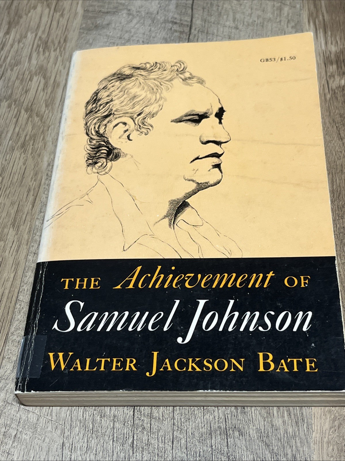 The Achievement Of Samuel Johnson 1st Ed as a Galaxy Book Walter Jackson Bate
