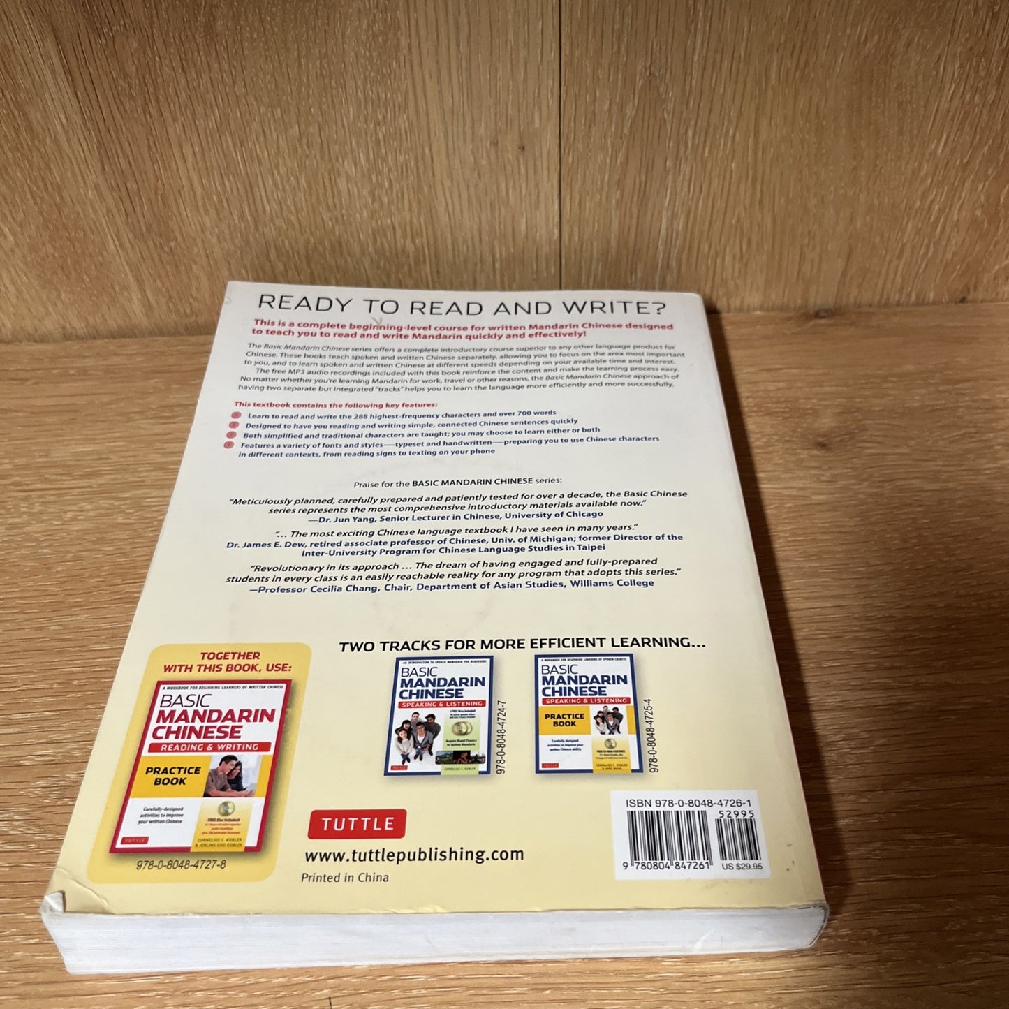 Basic Mandarin Chinese :An Introduction to Written In & Reading In Chinese No CD