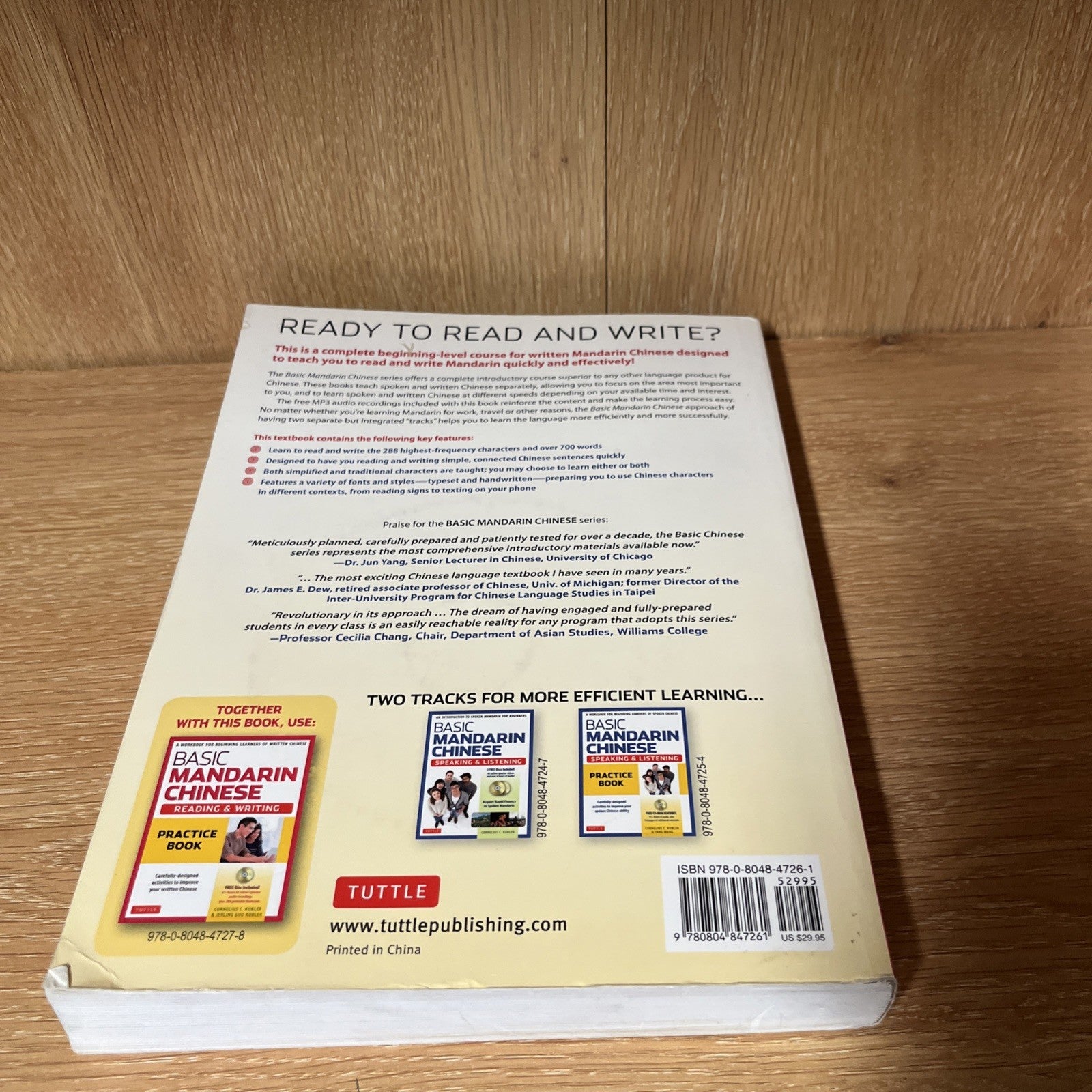 Basic Mandarin Chinese :An Introduction to Written In & Reading In Chinese No CD