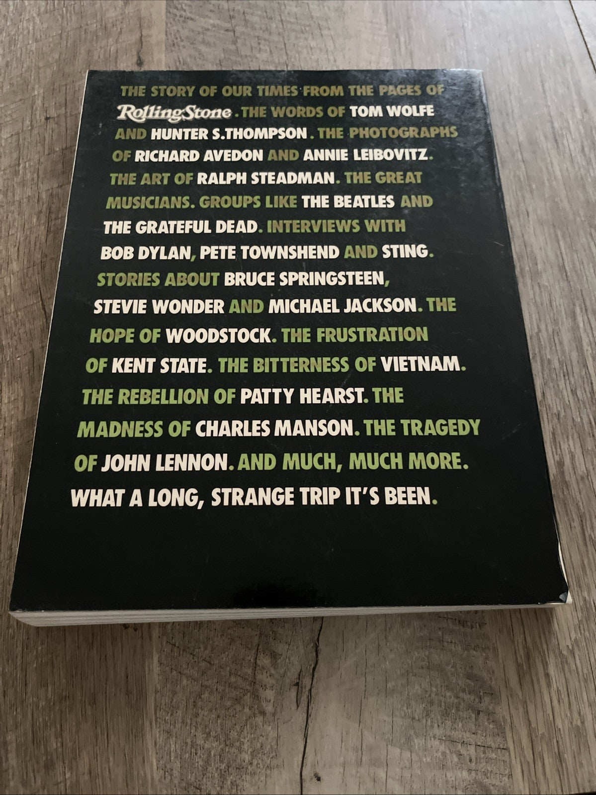 20 Years of Rolling Stone: What A Long, Strange Trip It's Been edited by Jann