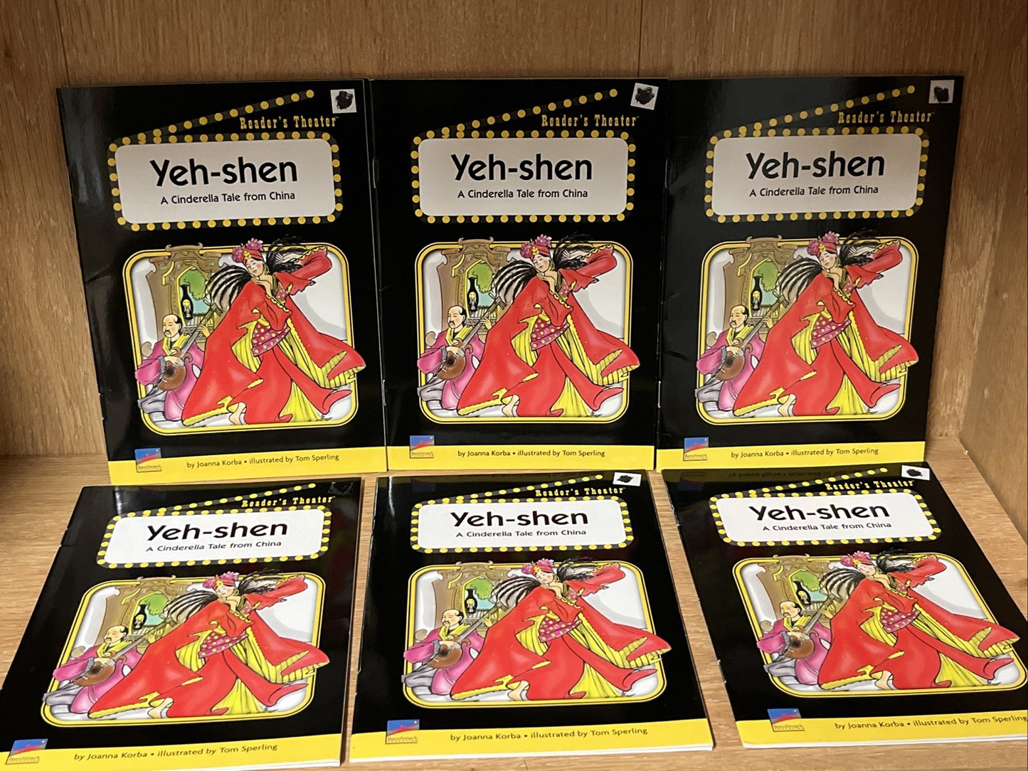 Lot of 6 Yeh-shen : A Cinderella Tale from China - by Joanna Korba - Like New