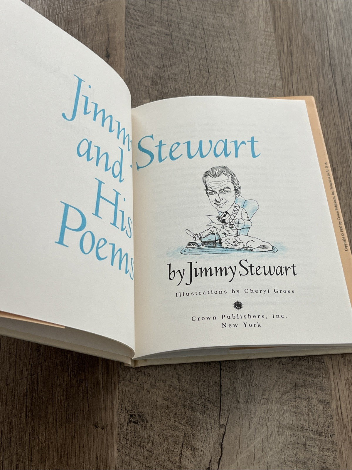 Jimmy Stewart and His Poems 1st Edition Book 1989