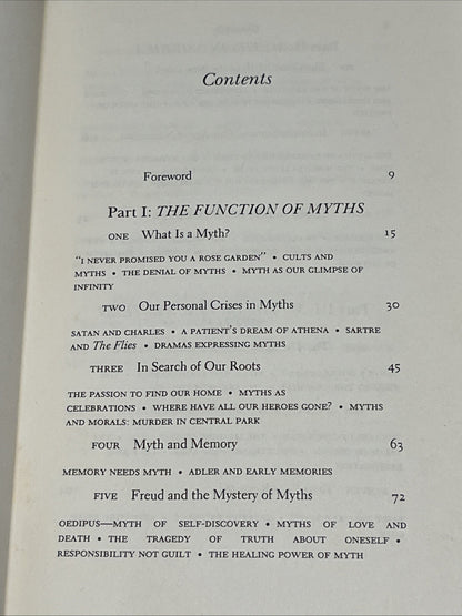 The Cry for Myth by Rollo May 1st/1st Existential Psychology Free Shipping