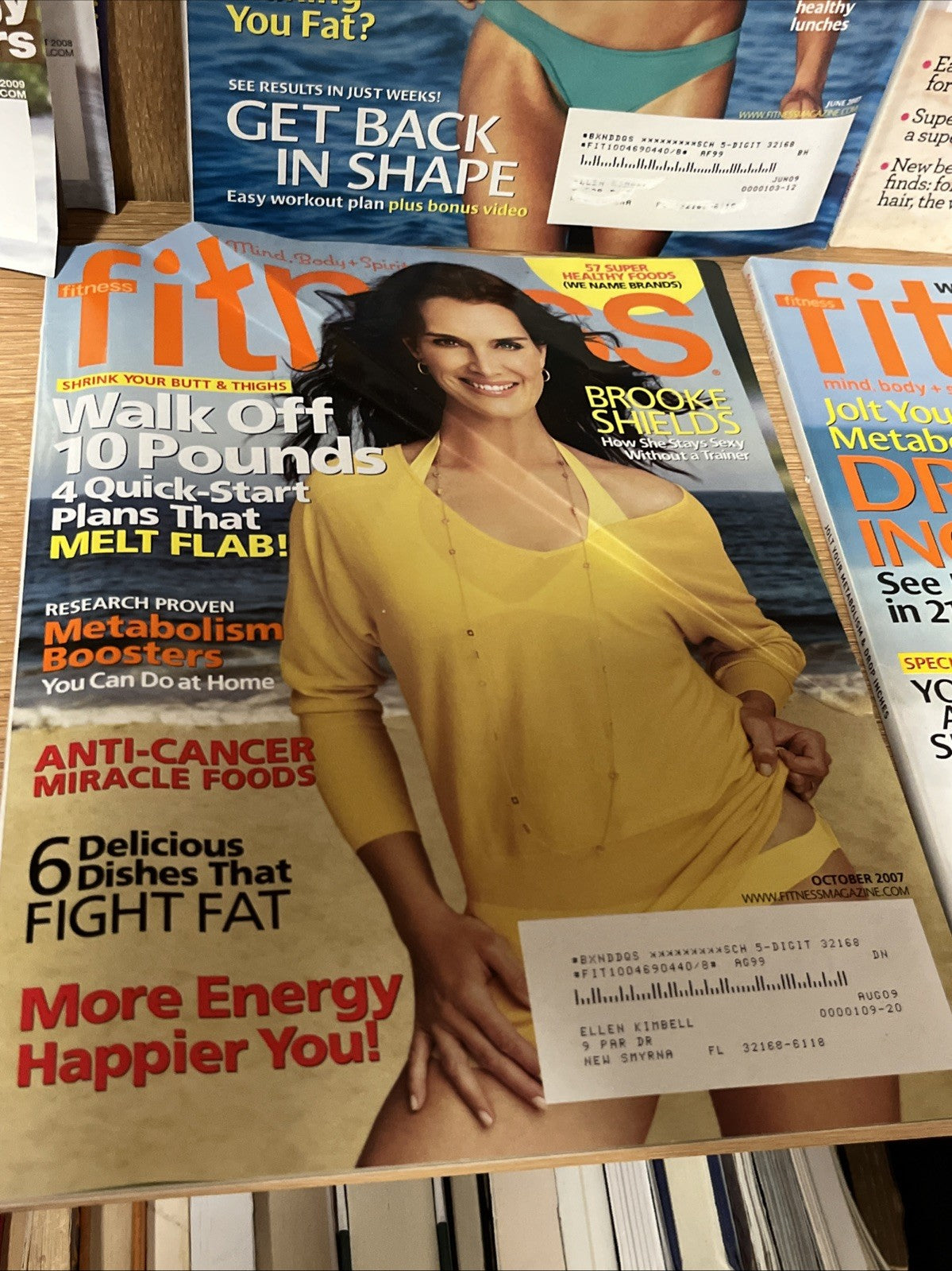 8 PC Fitness Magazine  WALK IT OFF Bikini Abs Flat , Bell Bulge Weight loss