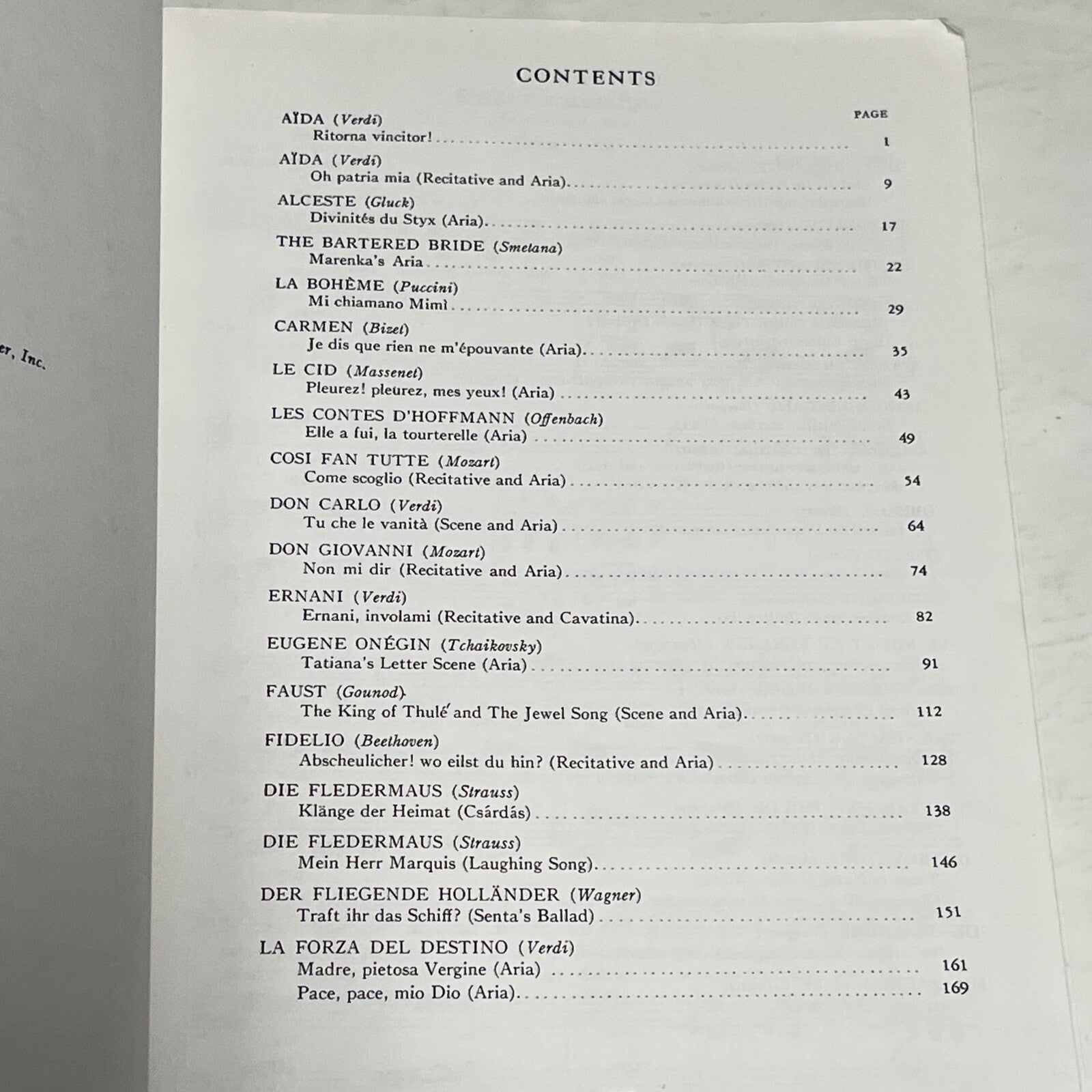 Operatic Anthology Celebrated Arias, Soprano Vol I , Kurt Adler G. Schirmer 1955