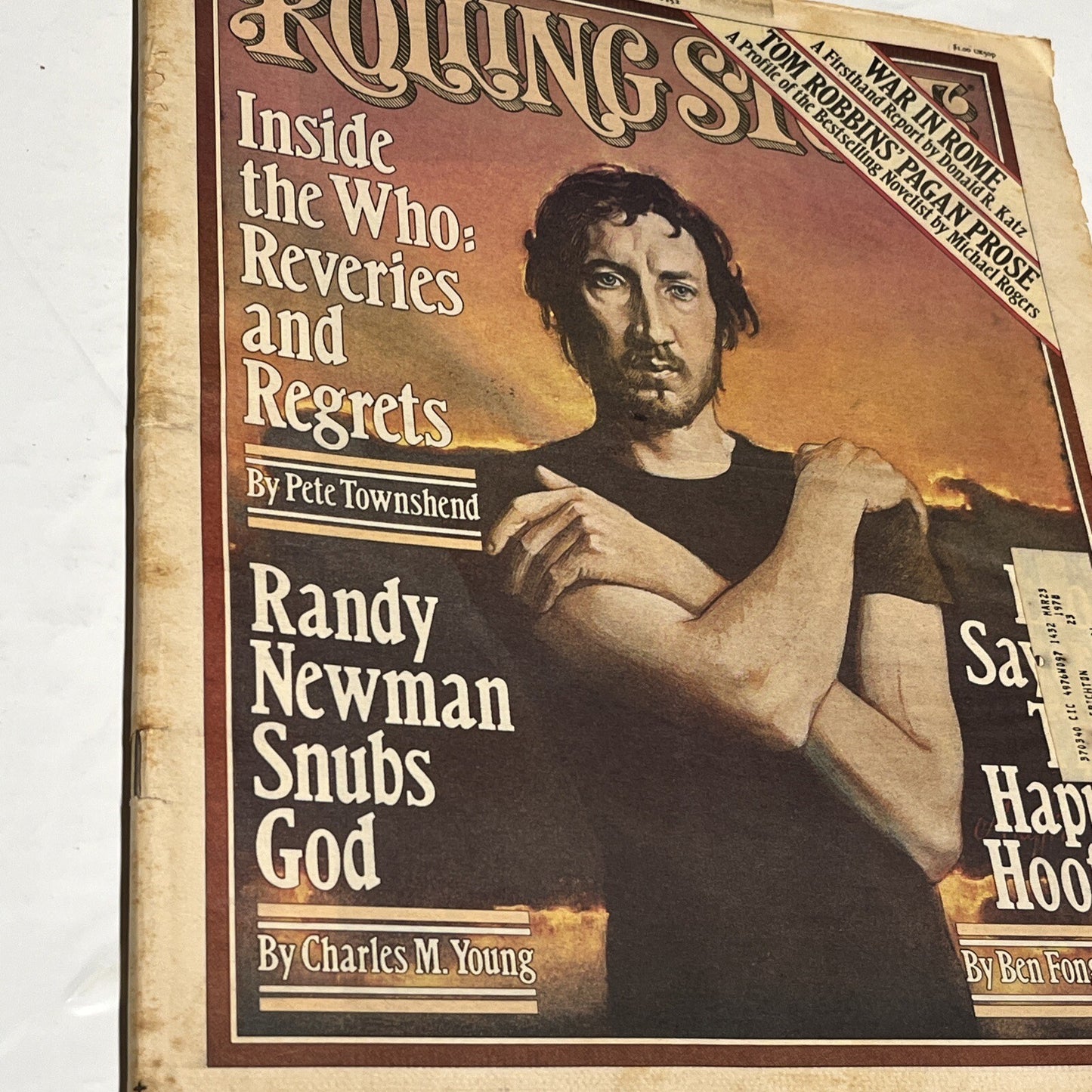 ROLLING STONE MAGAZINE  1977 nov 17 # 252 - THE WHO, RANDY NEWMAN, LEO SAYER 