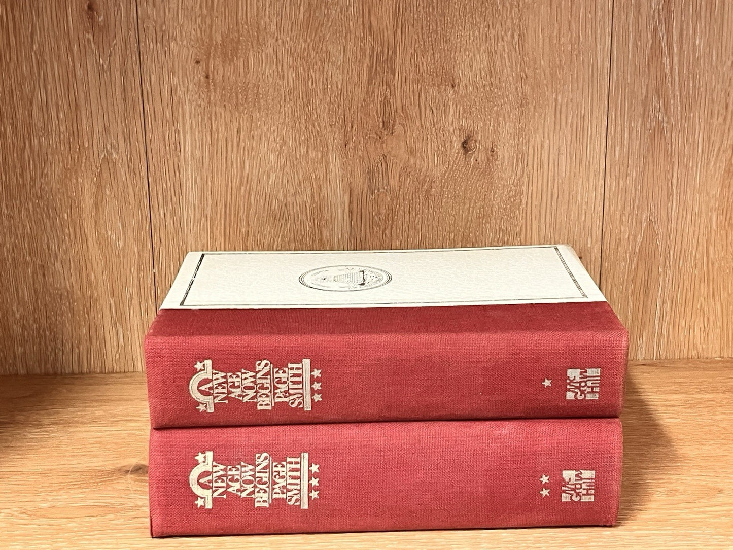 A New Age Now Behind By Page Smith Volume 1 and 2 HC 1976