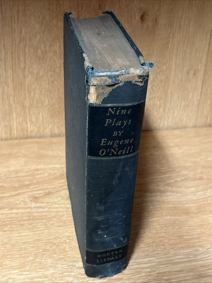 Nine players Eugene O’Neill 1932 Edition HC No Dust Jacket Acceptable Condition