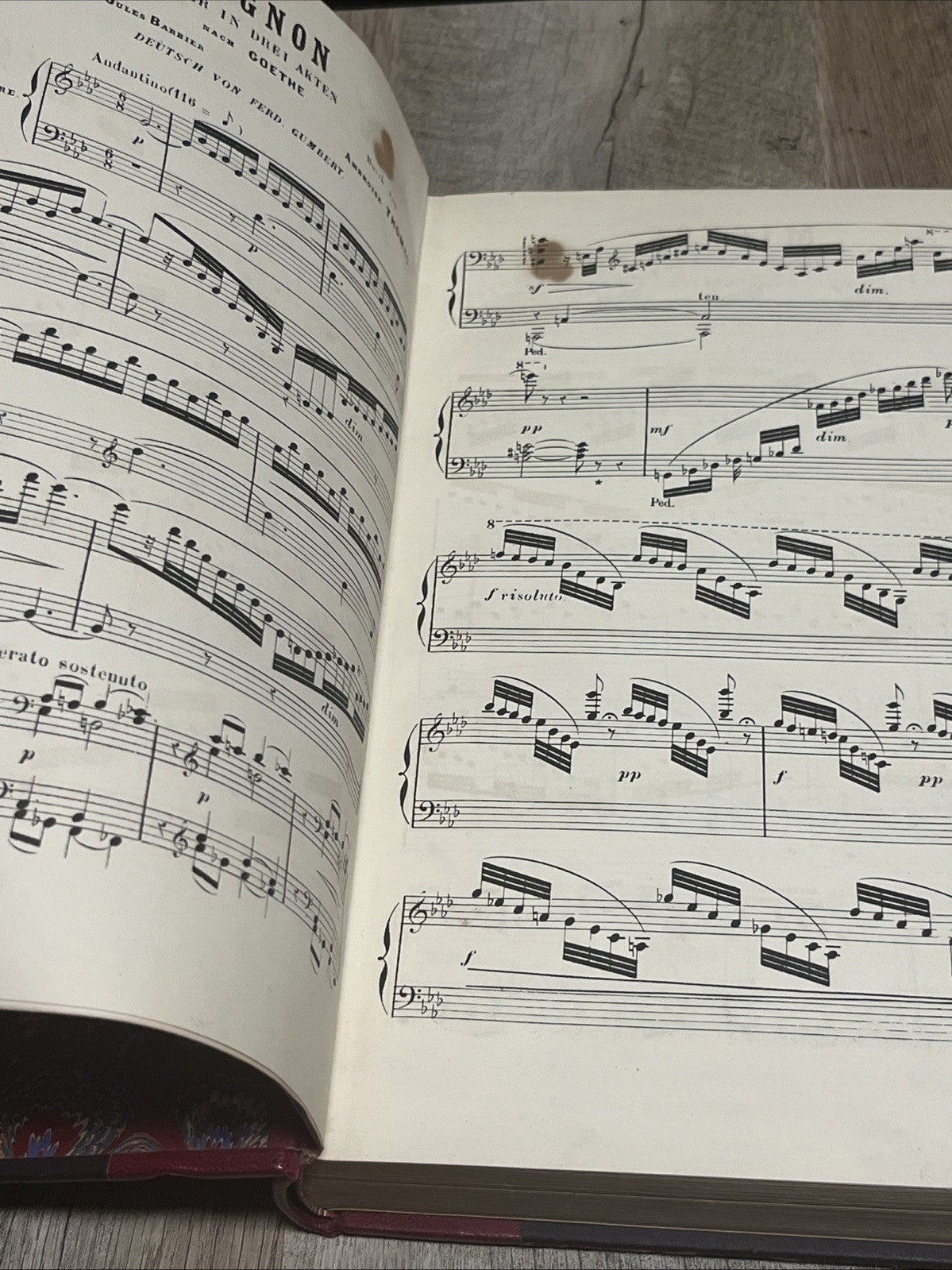 Mignon Opéra en Trois Actes Musique De  Ambroise Thomas Paroles de Michel Carré