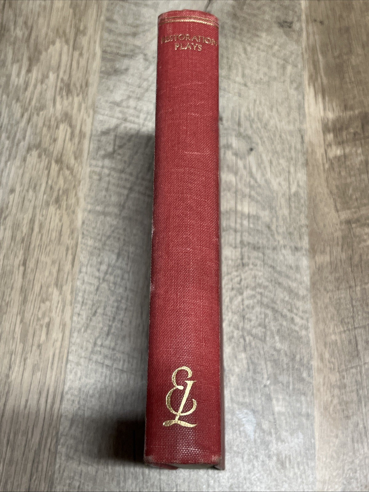 Restoration Plays By Sir Edmund Gosse | Everyman's Library | HC 1953