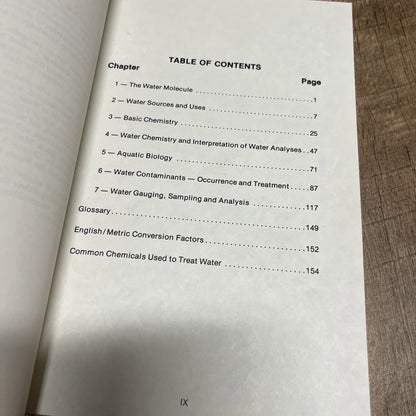 WATER: THE UNIVERSAL SOLVENT  Frank N. Kemmer