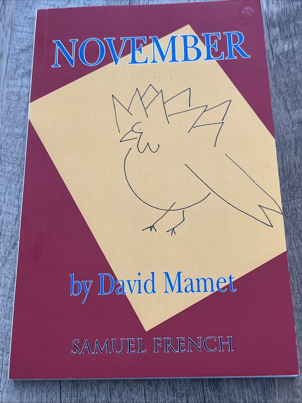 David Mamet November (Paperback) **Excellent **